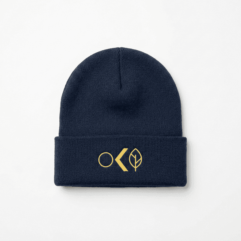 Branded Beanie — Knit Cuffed