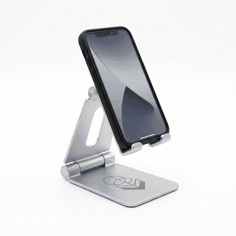 Branded Phone Stand — Aluminum Foldable